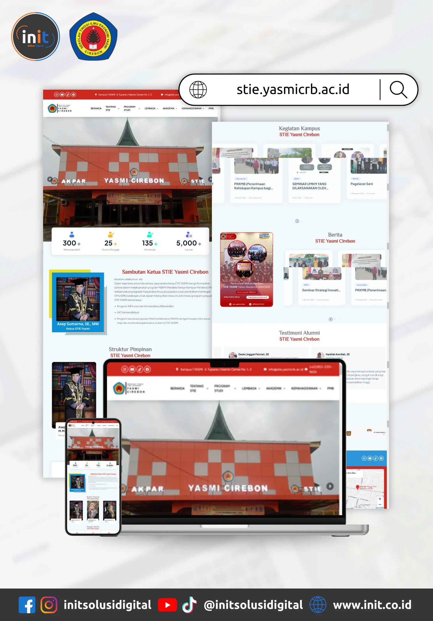 Portofolio Website STIE Yasmi