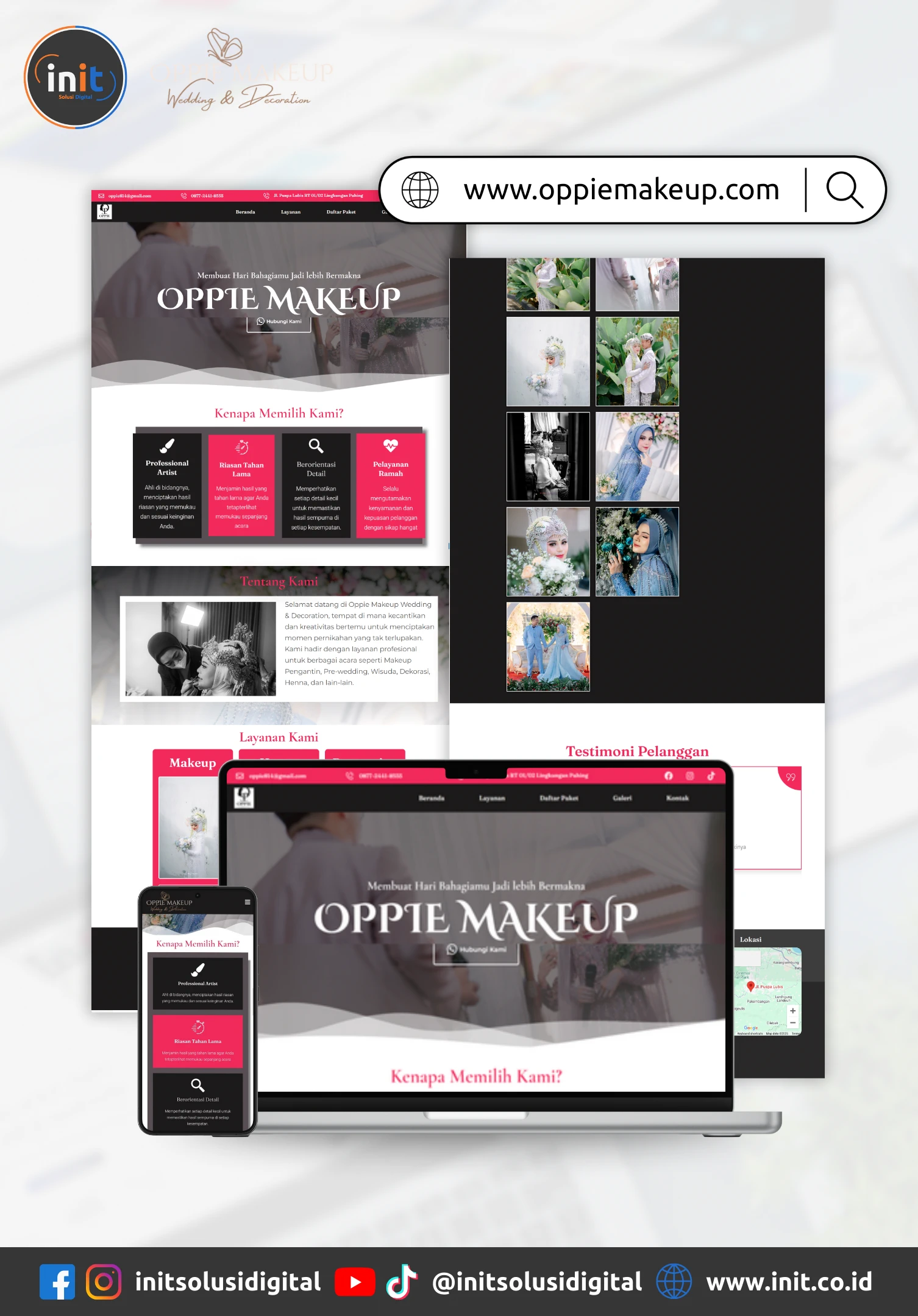 Portofolio Website oppie makeup
